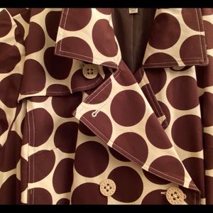 Merona Coat Brown & Cream plus size 28W / 30W